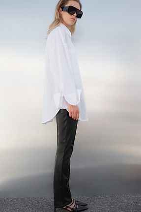 ساق شلواری مشکی زنانه پلی استر H&M - کد 864658808