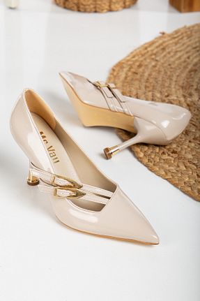 کفش استایلیتو بژ پاشنه نازک Mc vay Shoes - کد 864709521