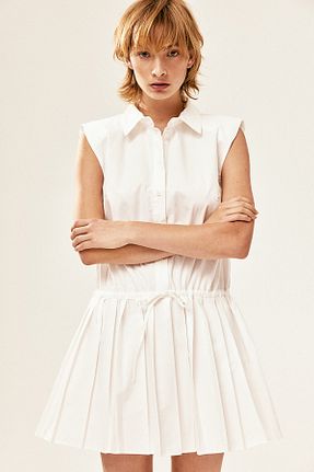 لباس بژ زنانه بافتنی H&M - کد 864480202