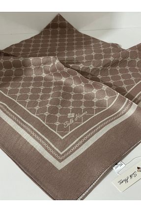 روسری قهوه ای مودال SILKHOME EŞARP - کد 864537549