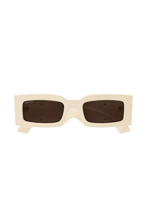 عینک آفتابی قهوه ای زنانه UV400 Gucci - کد 845431227