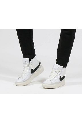 کفش اسنیکر سفید مردانه چرم اصل Nike - کد 864617450