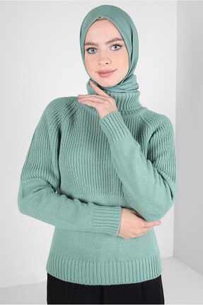 تونیک حجاب آبی زنانه پلی استر Alvina - کد 790165548