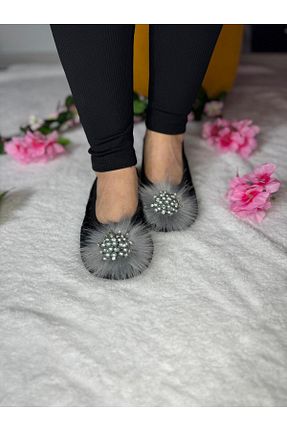 پاپوش طوسی زنانه پارچه ای SiFu STYLE - کد 864647821