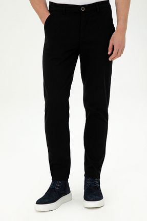شلوار مشکی مردانه بافتنی U.S. Polo Assn. - کد 864651301