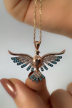 گردنبند نقره صورتی زنانه 925 عیار ADA LİFE GÜMÜŞ - کد 210726130