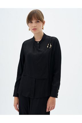 پیراهن حجاب مشکی زنانه رگولار Kayra - کد 852659127