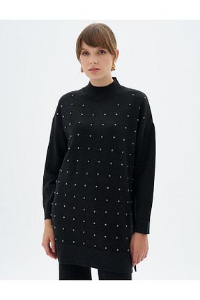 تونیک مشکی زنانه بافتنی Kayra - کد 885982669