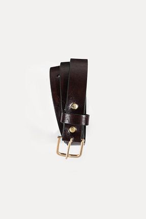 کمربند قهوه ای زنانه چرم مصنوعی VATKALI - کد 863527618
