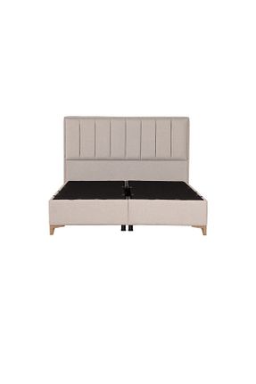 تختخواب جک دار بژ دو نفره Kilim Mobilya - کد 636509808