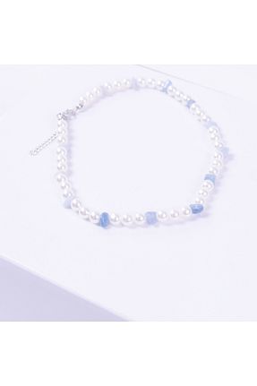 گردنبند جواهر قهوه ای زنانه مروارید Bimotif - کد 740310658