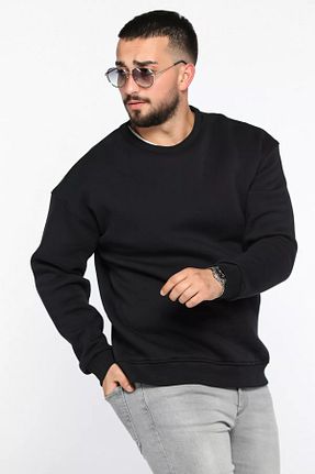 سوئیشرت سرمه ای مردانه ساده MİSHAR İTALİA - کد 864757239