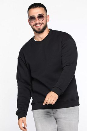 سوئیشرت سرمه ای مردانه ساده MİSHAR İTALİA - کد 864757239