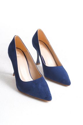 کفش استایلیتو سرمه ای پاشنه نازک NITU Shoes - کد 864799471