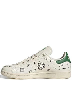 کفش اسنیکر سفید زنانه بند دار adidas - کد 864908050