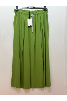 دامن سبز زنانه پارچه Kayra - کد 864723013