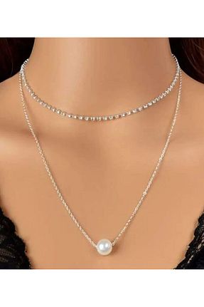 گردنبند جواهر زنانه فلزی MODAMAYS - کد 864727770