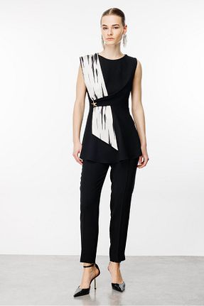 بلوز مشکی زنانه ساده Moda İlgi - کد 843544218