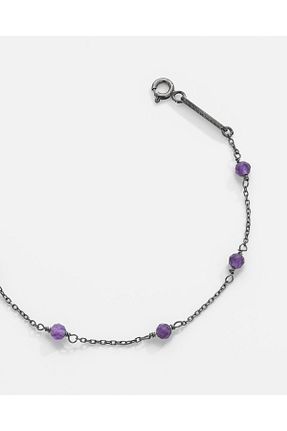 دستبند نقره مشکی زنانه 925 عیار MEKS JEWELS - کد 864902904