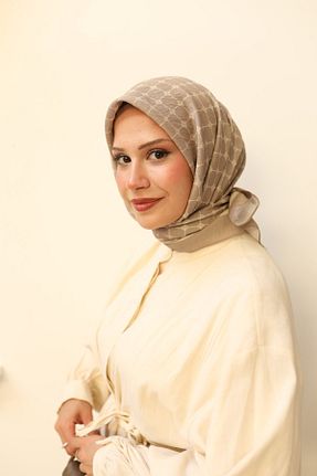 روسری نباتی 90 x 90 Silk Home - کد 864738823