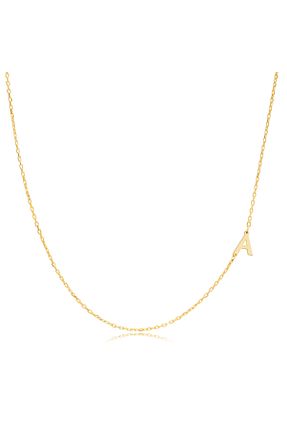گردنبند نقره طلائی زنانه 925 عیار Silveranka - کد 864729372
