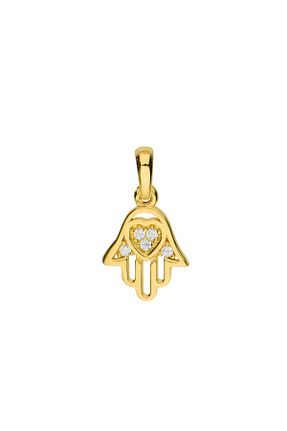 گردنبند طلا زرد زنانه 14 عیار GOLDKUPE - کد 812042378