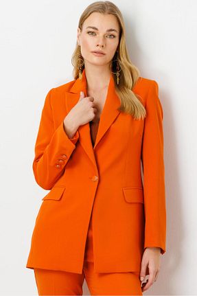 کت نارنجی زنانه رگولار Moda İlgi - کد 786571763