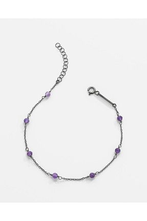 دستبند نقره مشکی زنانه 925 عیار MEKS JEWELS - کد 864902904