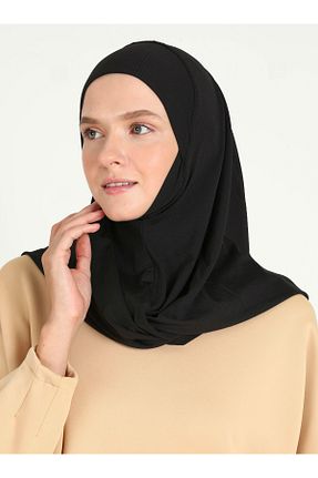 روسری مشکی پلی استر Ecardin - کد 864752640