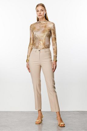 شلوار بژ زنانه پارچه Moda İlgi - کد 843471650