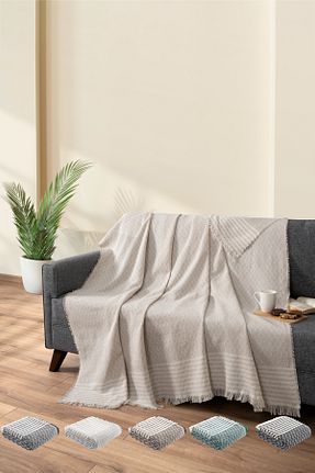 کاور مبل بژ پنبه TeksNil Home - کد 823643704