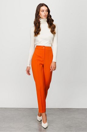 شلوار نارنجی زنانه پلی استر Moda İlgi - کد 767736269