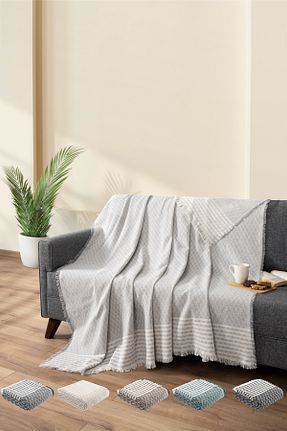 کاور مبل طوسی پنبه TeksNil Home - کد 823644003