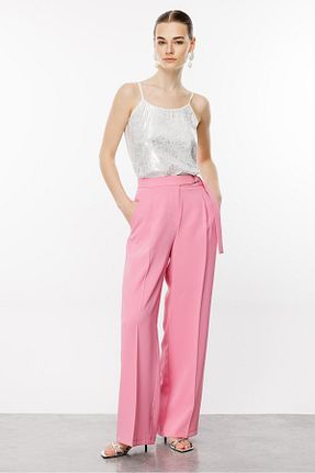 شلوار صورتی زنانه پارچه Moda İlgi - کد 843486661
