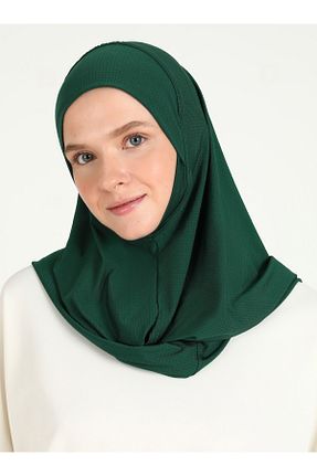 روسری سبز پلی استر Ecardin - کد 864752644