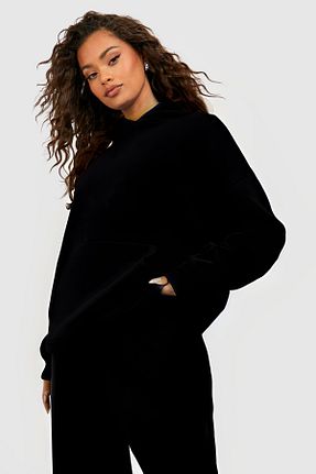 ست گرمکن مشکی زنانه پنبه پلی استر CMZ COLLECTİON - کد 864757341