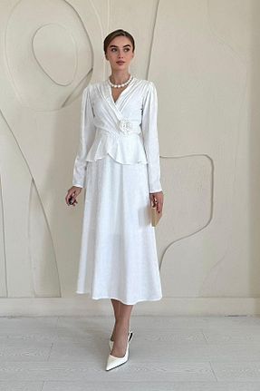 لباس قرمز زنانه بافتنی Elbee Fashion Woman - کد 864759422
