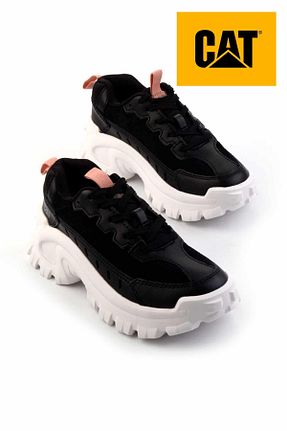 کفش اسنیکر مشکی زنانه بند دار Caterpillar - کد 864375440
