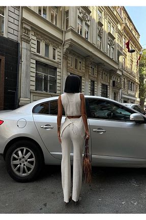 لباس بژ زنانه بافتنی Mia - کد 864766628