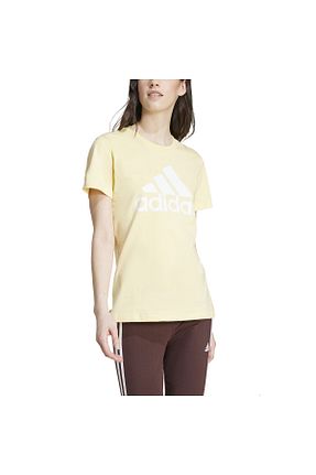 تیشرت اسپرت زرد زنانه رگولار adidas - کد 860724925