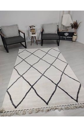 فرش سفید آنتی آلرژی Türkmen Halı - کد 132245278