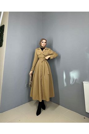 ست بالاتنه و پائین تنه حجاب سبز زنانه رگولار ELİSA - کد 863517444