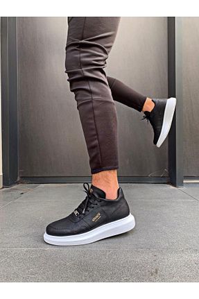 کفش کژوال مشکی مردانه چرم مصنوعی Shine Leather - کد 901541856