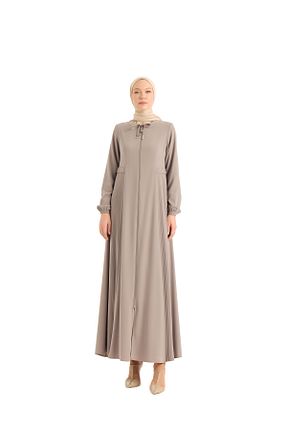کلاه و ابایا بژ زنانه پلی استر ELYANUR - کد 863527152