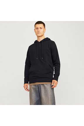 سوئیشرت مشکی مردانه ساده Jack & Jones - کد 846414483