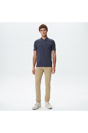 شلوار بژ مردانه پنبه ای Lacoste - کد 744132009