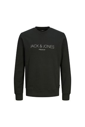 سوئیشرت مشکی مردانه چاپی Jack & Jones - کد 844689765