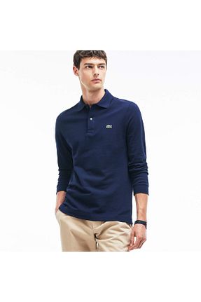 سوئیشرت سرمه ای مردانه ساده Lacoste - کد 3392866
