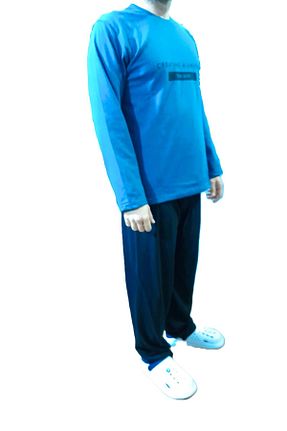 ست لباس راحتی سبز مردانه ساده Sude - کد 863623083
