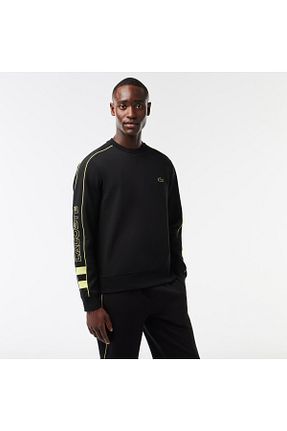 سوئیشرت مشکی مردانه چاپی Lacoste - کد 769560858